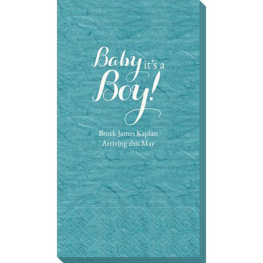 Baby It's A Boy Bali Guest Towels